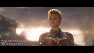 I'm sure Captain Marvel can relate to the "beat an old lady" part
