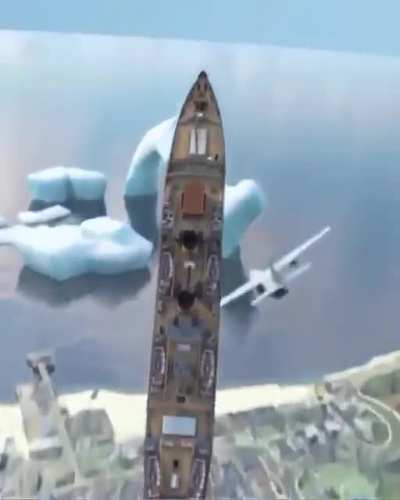 titanic footage