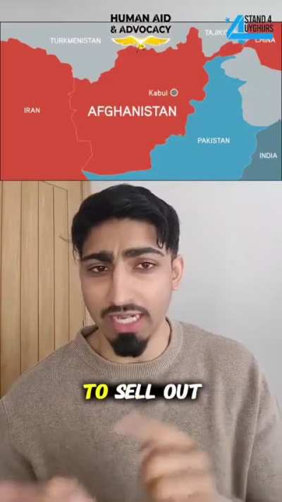 Extremely rare Afghan W. Embarrassing that the Taliban are setting an example on the Uyghur issue despite how destitute the country is.