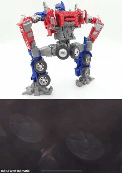 I saw this a while ago but couldn&rsquo;t find it. I remade Optimus Prime butt cheeks