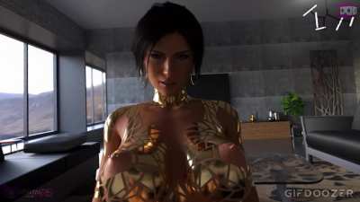 Lara Handjob (HentaiVR / Gifdoozer) [Tomb Raider]