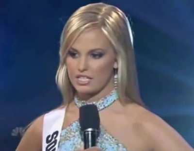 Miss teen USA 2007 was asked, &ldquo;Why a 5th of Americans can&rsquo;t locate the US on a map? Her answer: