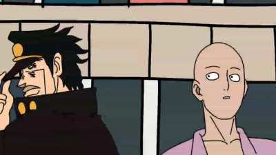 If saitama and jotaro met...