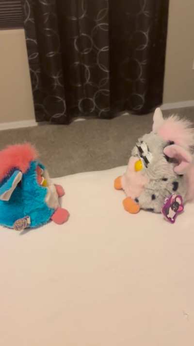 Exciting day! I was able to get my Furby to talk, and now they are communicating!