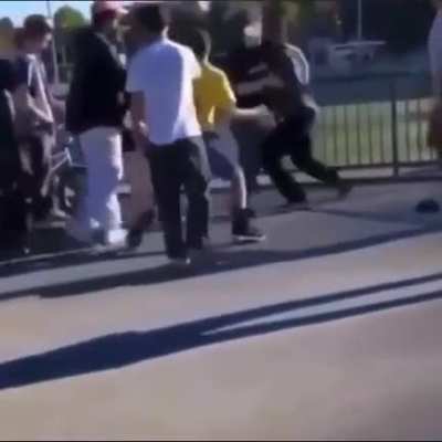 Bully gets jumped by kids defending victim