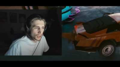 Xqc cameo in a Cyberpunk trailer