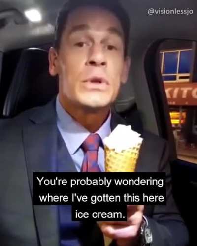 Talking ice cream