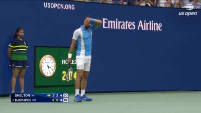 Djokovic&rsquo;s around the net winner