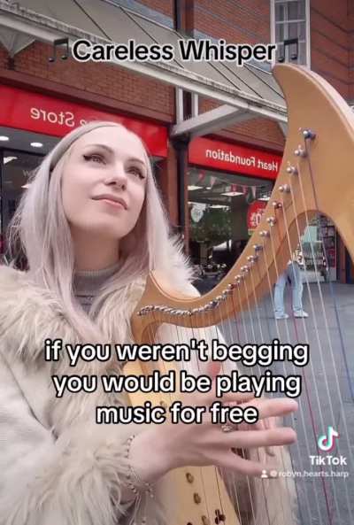 Keeping it cool and not missing a single note while being harassed