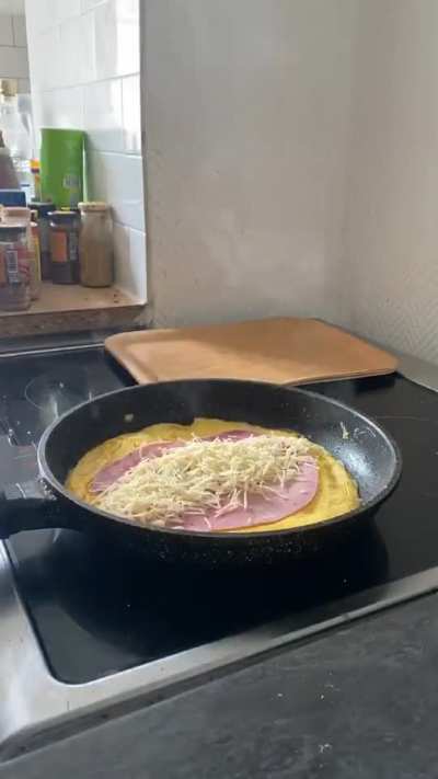 Egg, Ham, Cheese Tortilla Wrap