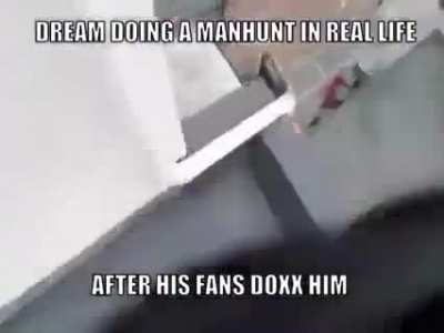 dream running away from his stans