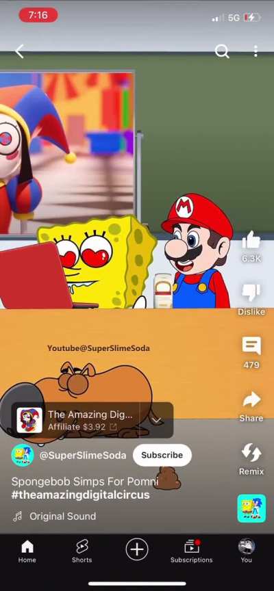 I am never using YT shorts again dawg 💀
