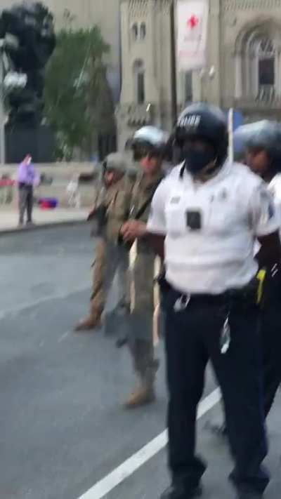 Kindergarten Teacher Arrested Passing Out Flowers To Philadelphia Police, Crowd Chants “Let Her Go!”