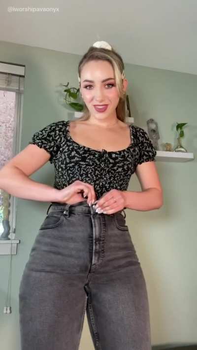 Do these jeans make My cock look big? 😉