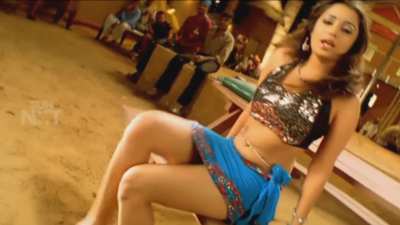 Nikita Thukral navel show in hot telugu item song