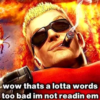 Wow thats a lotta words...