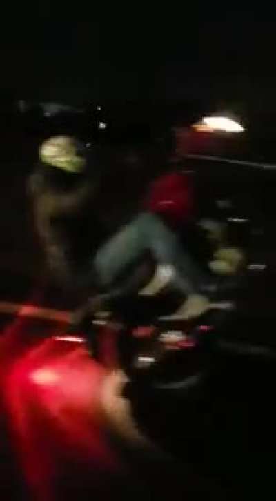 What happens when you combine an idiot and a psycho on the same lane?