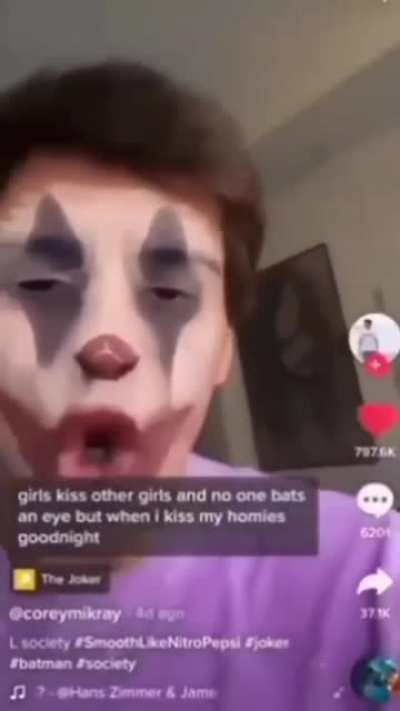 I kiss my homies goodnight too