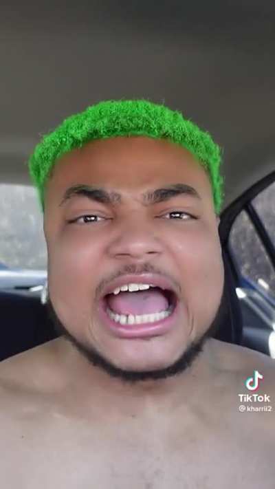 big grass block man