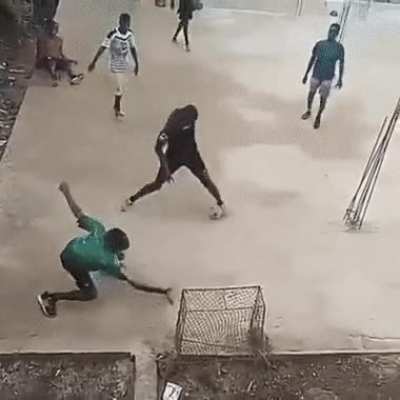 Well... That's one way to keep the goal safe
