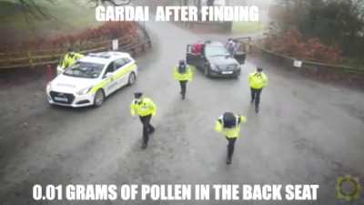 "It smells like Bob Marley's kitchen in this car lads"