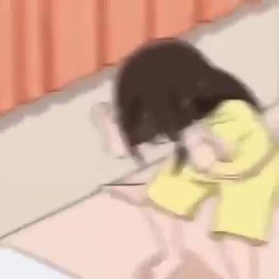 Cute anime girl does cute anime scre-