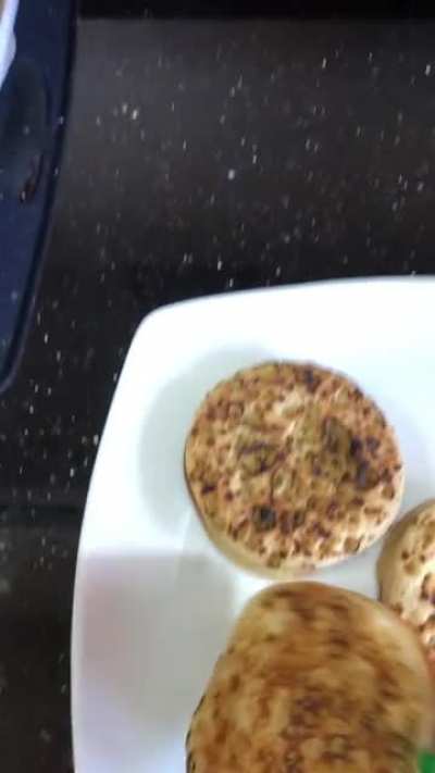 Today&rsquo;s discovery: Plastic corn on the cob holders are perfect for crumpet retrieval