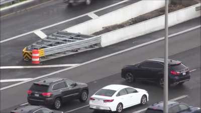 DC driver on I-395 living up to the stereotype that they are more important than everyone else.