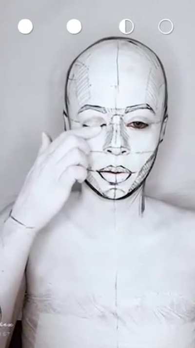 Sketch makeup