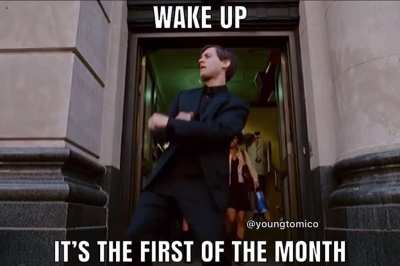 It&rsquo;s the first of the month