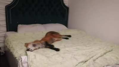 How can you lie down more comfortably?
