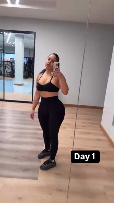 At the gym