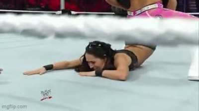 Brie Bella Tapped In Defeat