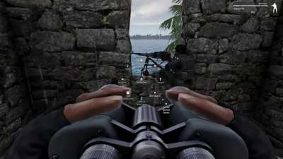Improvised gun position turns into workplace accident.
