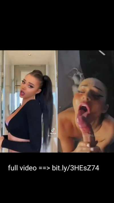 From tiktok to suck a cock 😋