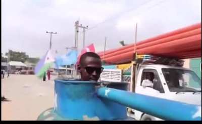 Somalian homemade &ldquo;tank&rdquo;