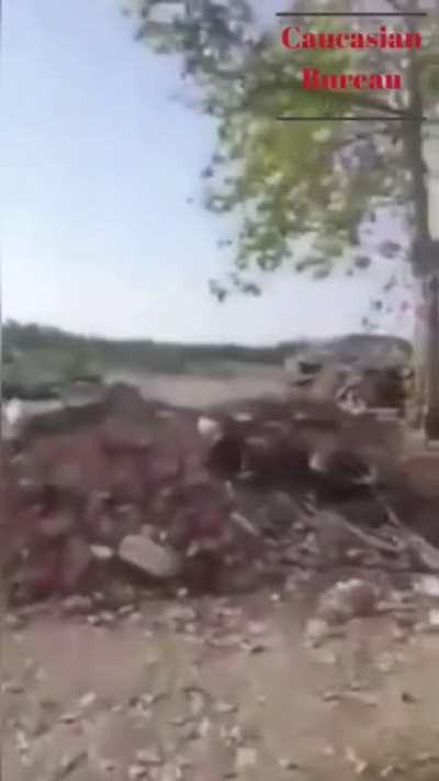 Azerbaijani army serviceman, 27 years later, visited his home in the liberated Fizuli