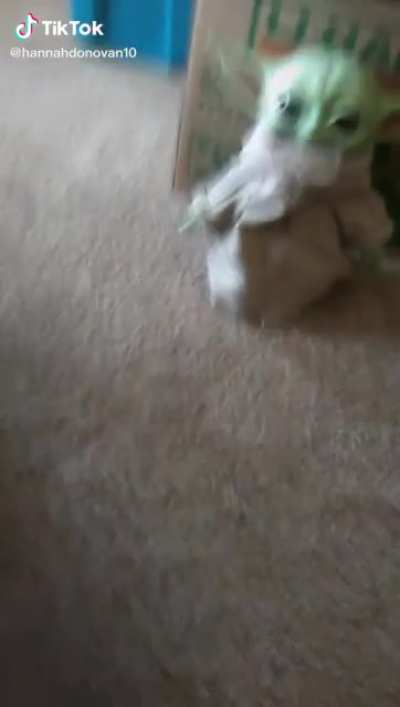 OMG! IS THAT... IS THAT BABY YODA!? OMG ILY!