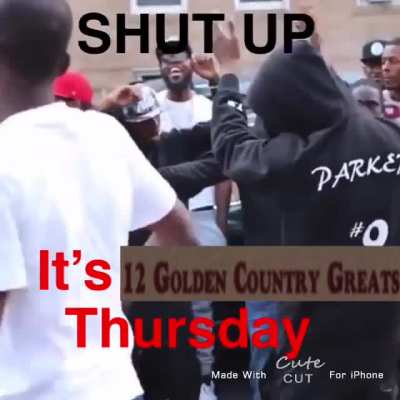 I hope you all are enjoying your Thursday