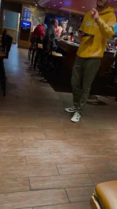 Walked into Applebee&rsquo;s right as a dude was insisting the hostess refer to him as either &ldquo;reverend&rdquo; or &ldquo;pastor&rdquo; when she speaks to him