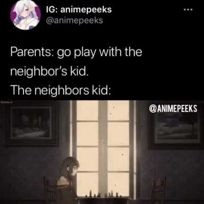 Neighbors kid is weird