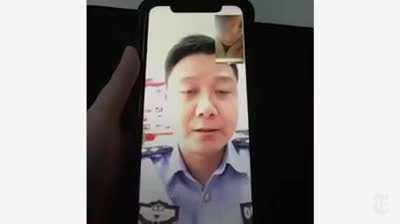 Posting in twitter about china when you have family members there