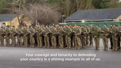 "Your courage and perseverance in defending the country is a prime example for all of us" - the UK Ministry of Defence about the Ukrainian military. (More in comments)
