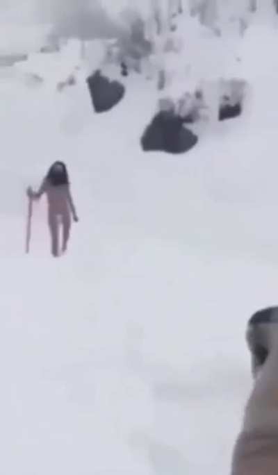 The Himalayas, India(2020): A yogi(Hindu Monk) was found praying in negative 45 degree(or negative 20 degrees, different sources different claims) Celsius by Indian army, he is chanting "jai shree ram". source- google search "yogi praying in himalayas fou
