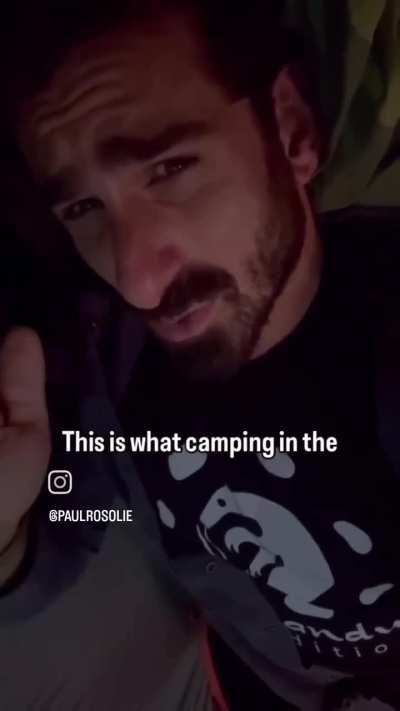 Camping in the Amazon