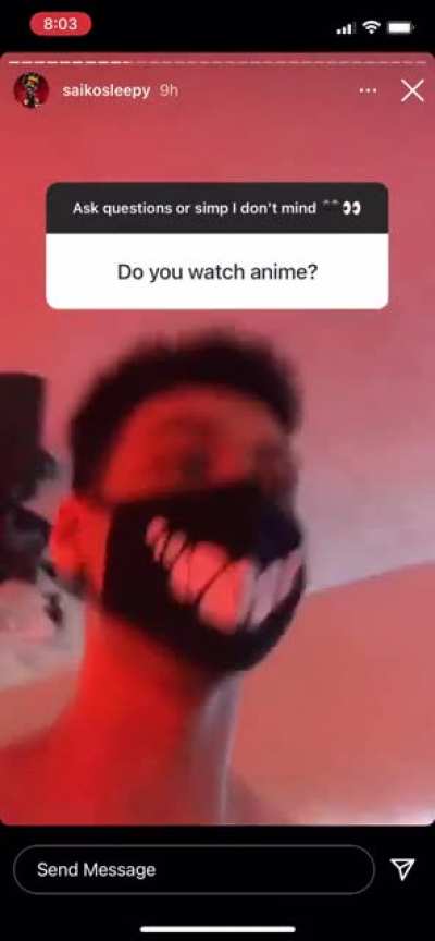 He could be a voice actor