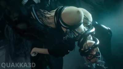 "Embrace of the Symbiote" Black Cat's solo mission has gone terribly wrong. (Quakka3D) [Marvel, Venom]