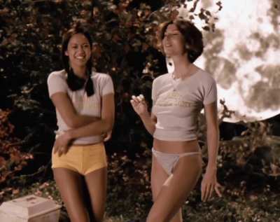 Kaye Pe&ntilde;aflor and Tania Maro - Jason X (2001)