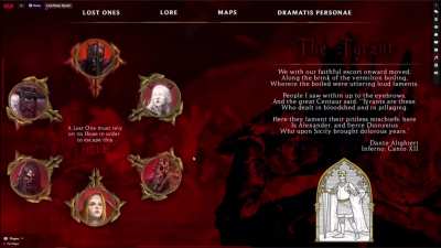The Landing Page for an upcoming D&amp;amp;D campaign set in Dante's Inferno