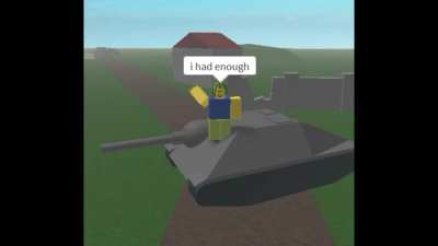 he had enough